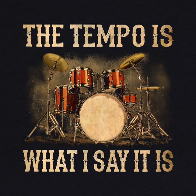 The Tempo Is What I Say It Is Funny Drummer by Marcelo Nimtz